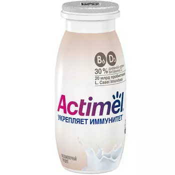 Кисломолочный продукт Actimel натуральный сладкий 1,6% БЗМЖ 95 гр