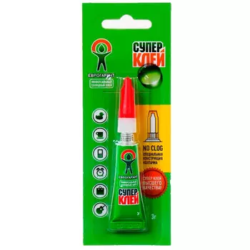 Клей Супер Еврогарант универсальный 3 гр