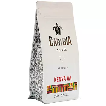 Кофе Caribia Arabica Kenia зерно 250 гр