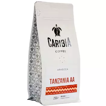 Кофе Caribia Arabica Tanzania зерно 250 гр