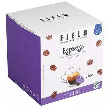 Кофе Field Espresso 16 капсул, 96 гр