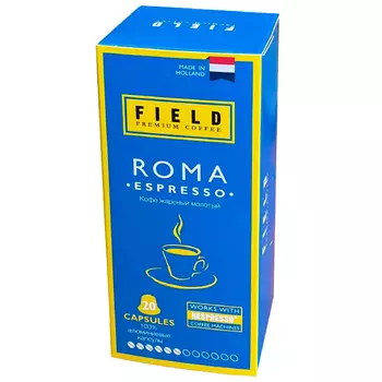 Кофе Field Roma Espresso 20 капсул, 104 гр