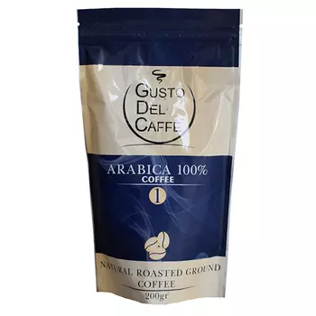 Кофе Gusto Del Caffe №1 Arabica молотый 200 гр