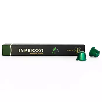 Кофе Inpresso Intenso 10 капсул по 5 гр