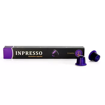 Кофе Inpresso Livanto 10 капсул по 5 гр