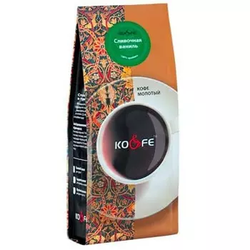Кофе Ko&amp;Fe Бразилия Сливочная ваниль молотый 200 гр