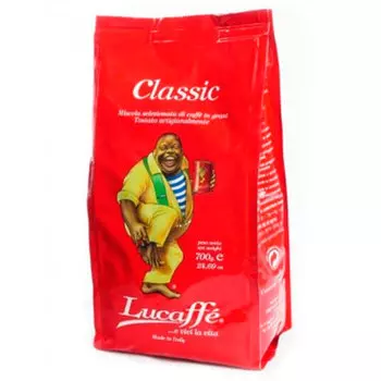 Кофе Lucaffe Classic в зернах в/у 700 гр