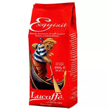 Кофе Lucaffe Exquisit в зернах в/у 1 кг