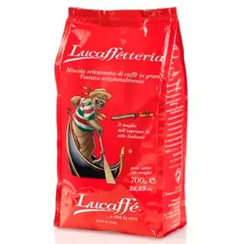 Кофе Lucaffe Lucaffetteria в зернах в/у 700 гр