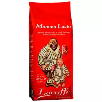 Кофе Lucaffe Mamma Lucia в зернах в/у 1 кг