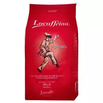 Кофе Lucaffe Pulcinella в зернах в/у 700 гр