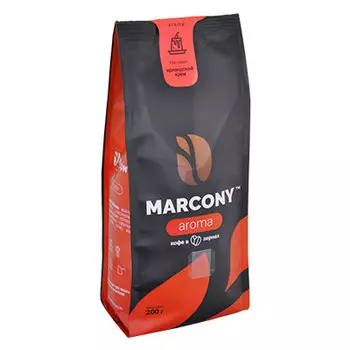 Кофе Marcony Aroma Ирландский крем зерно в/у 200 гр