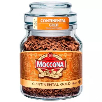 Кофе Moccona Continental Gold субл. ст 95 гр