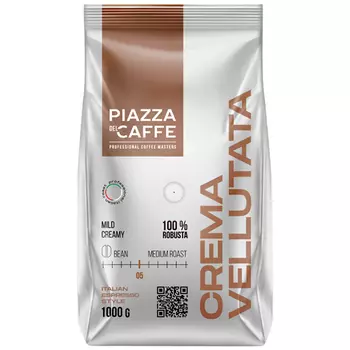 Кофе Piazza del Caffe Crema Vellutata зерно 1 кг