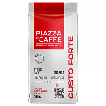 Кофе Piazza del Caffe Gusto Forte молотый 250 гр