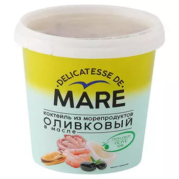 Коктейль из мидий Балтийский берег Mare Оливковый 380 гр
