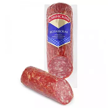 Колбаса Испанская Клинский МК сырокопченая 280 гр