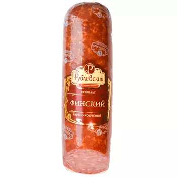 Колбаса Рублёвский МК Сервелат Финский варёно-копчёный 300 гр