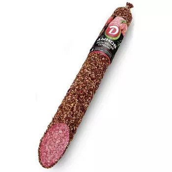 Колбаса с/к сервелат Бельгийский Дымов полусухая 0,4-0,9кг (1)