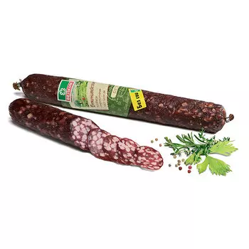 Колбаса сырокопченая Брауншвейгская полусухая Велком 0,6-0,9 кг
