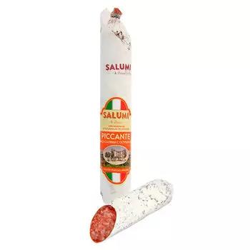 Колбаса сыровяленая полусухая «Салями с острым перцем» Salumi di Bosco 200 гр