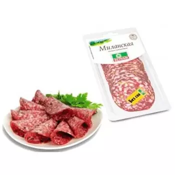 Колбаса Велком миланская сырокопченая 150 гр