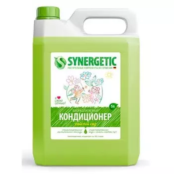 Кондиционер Synergetic для белья Райский сад биоразлагаемый 5 литров