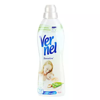 Кондиционер Vernel Sensitive концентрат Алоэ Вера и миндальное молочко 910 мл