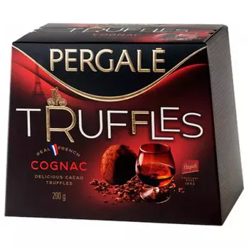 Конфеты Pergale Truffles трюфели с коньяком 200 гр