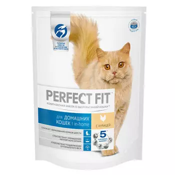 Корм для кошек Perfect Fit для взрослых кошек Курица 190 гр