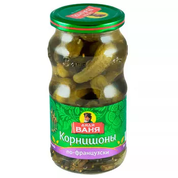 Корнишоны Дядя Ваня по-французски 460 гр