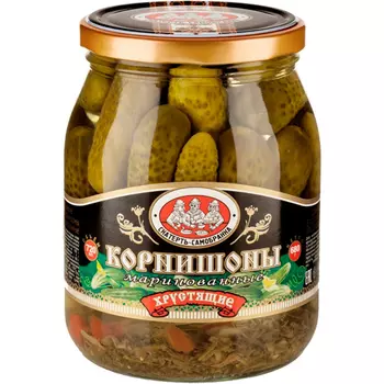 Корнишоны Скатерть-Самобранка маринованные 720 гр