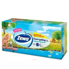 Косметические салфетки Zewa everyday 2-х сл.(100шт)
