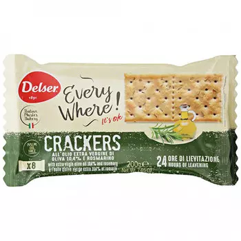 Крекер Delser с розмарином и оливковым маслом 200 гр