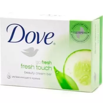 Крем-мыло Dove Прикосновение свежести 135 гр (3шт)