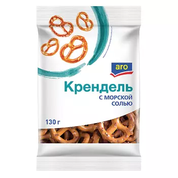 Крендель ARO с морской солью 130 гр