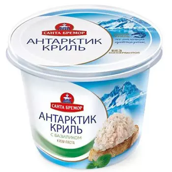 Криль антарктический Санта Бремор с базиликом 150 гр