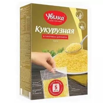 Крупа кукурузная Увелка 5х80 гр