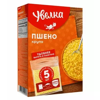 Крупа Увелка Пшено 5х80 гр