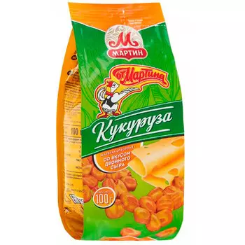 Кукуруза От Мартина двойной сыр 100 гр