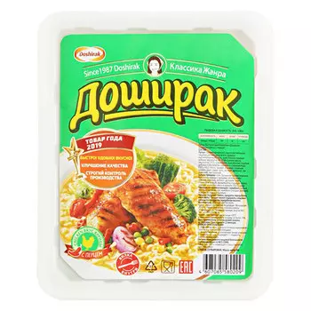 Лапша Доширак б/п курица с перцем 90гр.