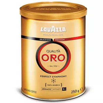 Кофе LavAzza / Лавацца Qualita Oro молотый ж/б 250 гр