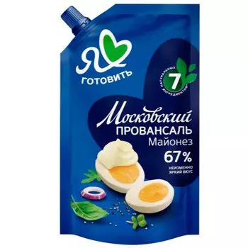 Майонез Московский Провансаль Классический 67% 700 мл