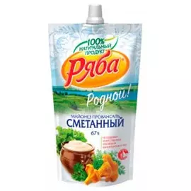 Майонез Ряба провансаль сметанный 67% 372 гр