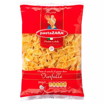 Макароны Pasta Zara №31 бабочки 500 гр