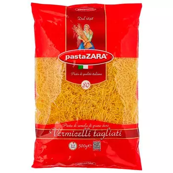 Макароны Pasta Zara №80 вермишель 500 гр