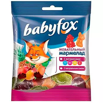 Мармелад BabyFox с витаминами 30 гр