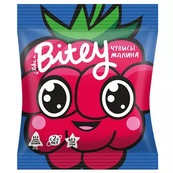 Мармелад жевательный Чувисы Take a Bitey малина без глютена от 2х лет 20 гр
