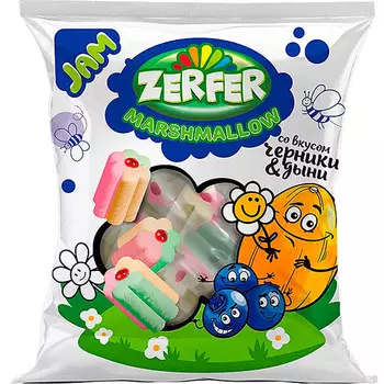 Маршмеллоу Zerfer Jam со вкусом черники и дыни 90 гр