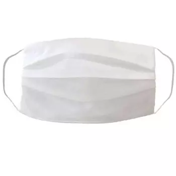 Маски защитные 2х-слойные белые одноразовые 10 шт